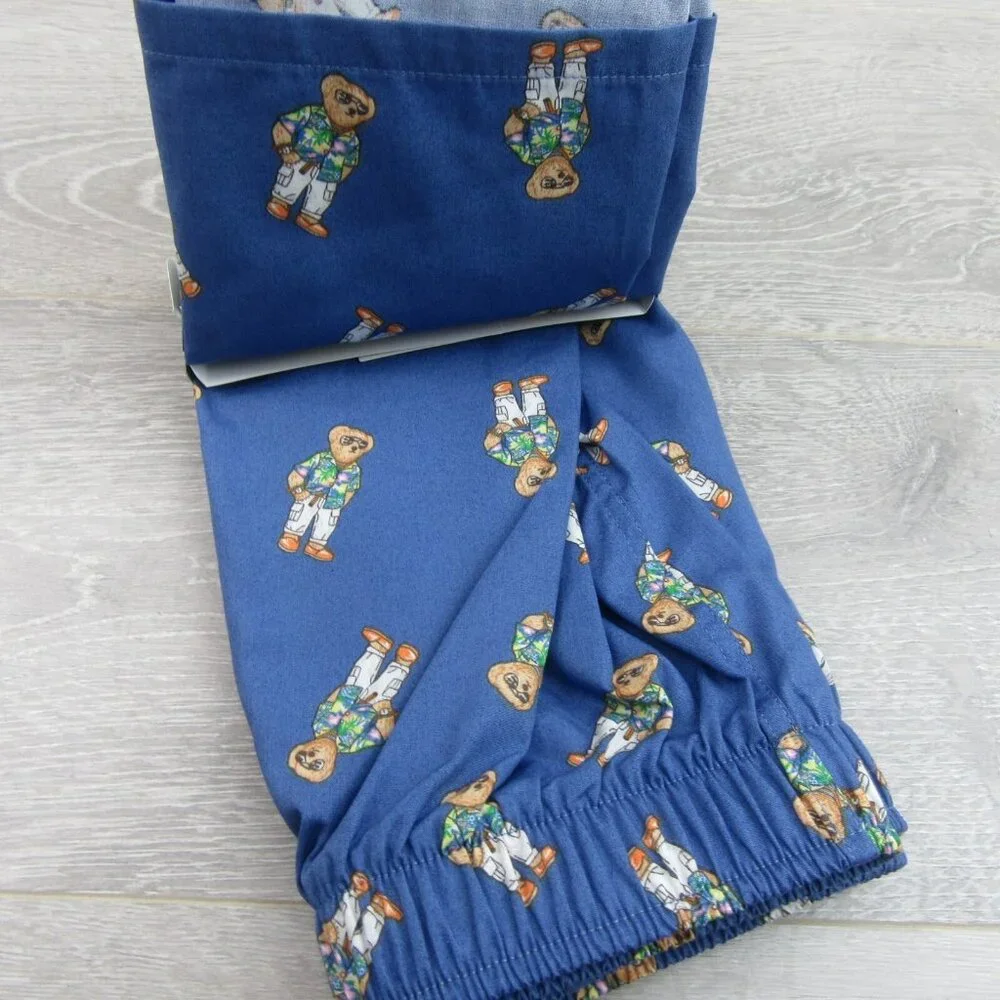 Polo Ralph Lauren Bear Boxer Briefs Men's Size Large Blue NEW - Picture 6 of 9